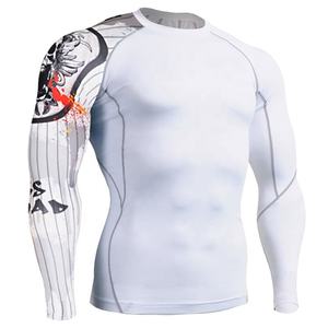 Veste de protection anti-odeur 3D pour hommes, Compression, séchage rapide, vêtements de Fitness, MMA à la mode - Product Image 4