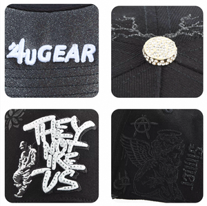 Gorra de Béisbol de Mezclilla con Estampado Animal Personalizado 4UGEAR, 5 Paneles, 100% Algodón, Tejido Común, Ajustable, Unisex, Gorra Deportiva, Imagen OEM ODM - Product Image 6