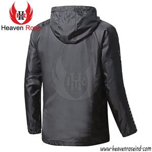 <b>Men</b>’s <b>Lightweight</b> Hooded Windbreaker <b>Jacket</b> Waterproof Quick Dry Running Training Sports <b>Jacket</b> Breathable Mesh Lining - Product Image 2