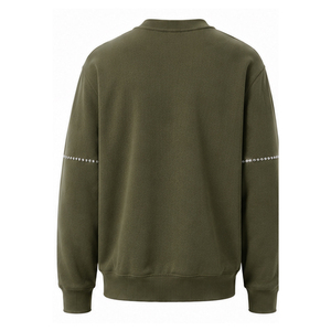 Sweat-shirts pour hommes avec strass, style streetwear tendance, sweat-shirts pour hommes avec strass pour un confort décontracté, sweat-shirts avec strass - Product Image 5
