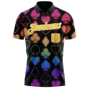 OEM <b>Custom</b> Sublimation Golf Shirt 100% Polyester Polo Sports Team Club Uniform Wholesale Personalized Logo Name Printed Athletic - Product Image 2