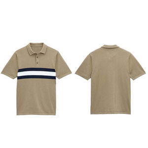 Polo Personalizado con Bordado y Paneles Impresos, Botones Frontales, Tela de Alta Calidad para Ropa Deportiva Casual y Streetwear Unisex - Product Image 3