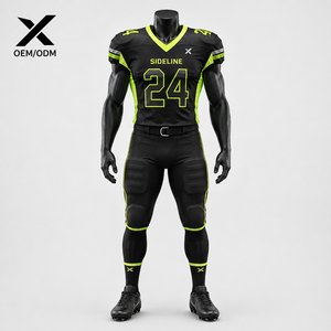 Tenues de football américain personnalisées X Sports City, équipement de bord de terrain, ensemble personnalisé, vêtements de sport performants à séchage rapide pour tous les âges - Product Image 1