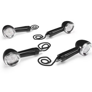 Intermitentes LED Plateados KXA00095 de Alta Visibilidad para Royal Enfield Classic Bullet Meteor 350 500 - Product Image 1