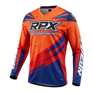 Jersey de Motocross Personalizado de Alta Calidad de Secado Rápido para Carreras Todoterreno, Ropa de Motociclismo de Manga Larga para Exteriores - Product Image 3