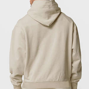 Sudaderas con capucha pesadas con cremallera para hombre, cremallera bidireccional, sudaderas lisas extragrandes, sudadera con capucha personalizada con cremallera - Product Image 6