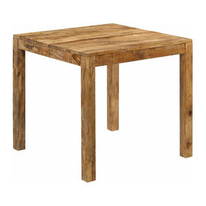 Mesa de Comedor Plegable Moderna, Ecológica y Natural, de Madera de Mango, Forma Cuadrada, para 4 Personas, Ideal para Cafetería, Bistro, Bar, Restaurante, Cocina y Hogar - Product Image 1