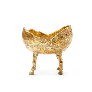 Bol en acier moderne décoratif fait à la main pour la décoration intérieure pour les acheteurs de décoration internationaux, sécurisé par Zahid Exports, grand grossiste - Product Image 4