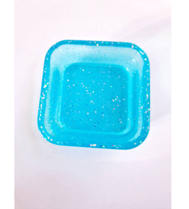 โต๊ะอาหารทรงสี่เหลี่ยมทำจากเรซิ่นอีพ็อกซี่สีฟ้า  ราคาสุดคุ้ม - Product Image 1