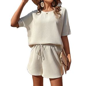 Ensemble deux pièces d'été pour femmes T-shirts et shorts confortables 2026 - Product Image 2