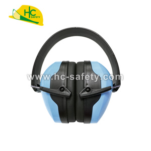 HC708 Children Foldable Protective Safety Earmuffs Compact Design Soft PVC Cushion Lightweight ABS CE ANSI Certified - Product Image 4