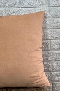 Housse de coussin carrée en velours côtelé beige uni, taie d'oreiller moderne pour la décoration de la maison - Product Image 3