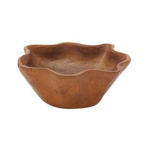 Grand saladier en bois massif, épais et robuste, fait main, grande capacité, pour la cuisine et le service au quotidien - Product Image 3