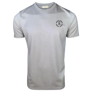 Cou doux brillant blanc Double coton mercerisé hommes t-shirts Fitness brillant Double coton mercerisé hommes t-shirts pour homme - Product Image 3