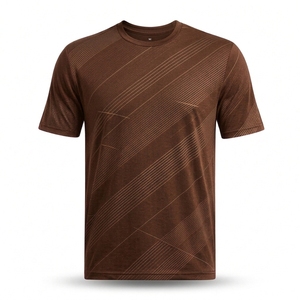 เสื้อยืดโอเวอร์ไซส์พิมพ์ลายโลโก้สำหรับผู้ชาย ผ้าฝ้ายเนื้อหนา แขนสั้น คอกลม ทรงหลวม สวมใส่ได้ทั้งชายและหญิง - Product Image 4