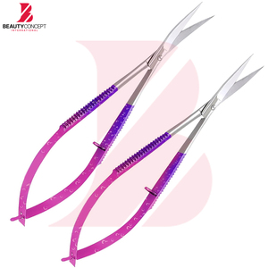 Ciseaux à ressort multi-usages en acier inoxydable avec logo personnalisé, coupe facile et fluide, durables, antidérapants, pour salon et usage domestique - Product Image 6