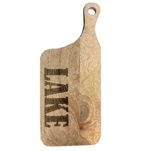 Tabla de Cortar de Madera de Acacia Premium, Resistente, con Asa de Metal, Plato Decorativo para Servir Carne - Product Image 6