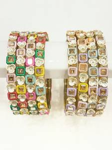Vente en gros de bracelets en laiton MN EXPORTS pour femmes, bijoux traditionnels faits à la main, style classique de l'Uttar Pradesh pour les occasions de mariage - Product Image 6