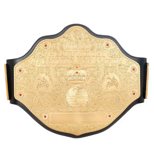 Cinturón de Campeonato Mundial de Peso Pesado Big Gold para Adultos, Cuero Vacuno con Hebilla de Diseño 3D en Aleación, Personalizable, Impermeable, con Logotipo Personalizado - Product Image 4