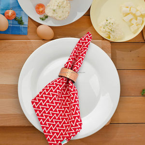 Handmade Eco-Friendly Napkin <b>Rings</b> Set <b>Wooden</b> Metal Napkin Stand with Mango Wood Number Leaf Bar Shapes <b>for</b> Cake Decor in India - Product Image 3