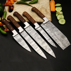 Ensemble de couteaux de cuisine en acier Damas de haute qualité, design moderne et épuré, couteaux de cuisine professionnels, lame durable pour la cuisine à domicile - Product Image 1