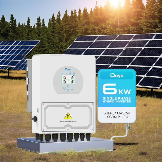 For Deye 6KW Hybrid and Off-grid Single-Phase Solar Inverter 220/230V Input 220/230V Output 97% Efficiency 135A Output Current