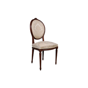เก้าอี้รับประทานอาหารสไตล์ฝรั่งเศสพร้อมผ้าหุ้มหรูหรา - Product Image 3