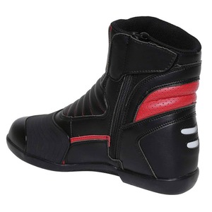 Bottes de moto sur mesure les plus vendues, en cuir véritable, chaussures de moto unisexes, design de course avec support en polyester - Product Image 4
