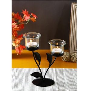 Geometric <b>Brass</b> <b>Lantern</b> Candle Holder Heat Resistant Home Decoration Fancy Shape - Product Image 3