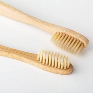 Natural Bamboo <b>Toothbrush</b> with Soft Charcoal Bristles – Eco-Friendly <b>Disposable</b> <b>Toothbrush</b> - Product Image 2
