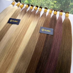 Extensiones de Cabello Humano Virgen Vietnamita Rusa Hanoi, Doble Trama a Máquina, Súper Doble Trama, 100g, Estilo de Puntas Completas, 1 Paquete - Product Image 1