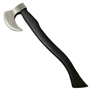 Hache robuste en acier à haute teneur en carbone avec manche en bois naturel, outil professionnel de coupe de bois forestier, fournisseur en gros - Product Image 1