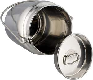 Contenedor de Leche de Acero Inoxidable con Logotipo Personalizado, Apto para Alimentos, con Asa y Tapa, 301-400 ml, Moderno y Portátil - Product Image 4