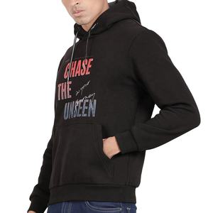 Sudadera con capucha de invierno para hombre de algodón de alta calidad 100%, logotipo impreso personalizado, hombro caído ligero, tamaño Regular, teñido liso - Product Image 6