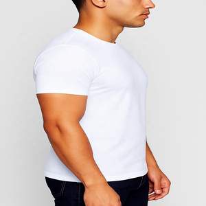 เสื้อผ้าลำลองของผู้ชายเสื้อยืดแขนสั้นผ้าฝ้าย100% ระบายอากาศได้ดีพิมพ์ลายสีทึบ - Product Image 3