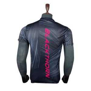 Camiseta de Fútbol Sublimada en Negro y Verde Neón para Hombre, Cuello en V, Manga Corta, Absorbe la Humedad, Ajuste Atlético, Ropa para Todas las Temporadas - Product Image 3