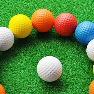 Pelotas de golf de caucho flexible de calidad premium para práctica segura en interiores, construcción de superficie resistente a arañazos - Product Image 6