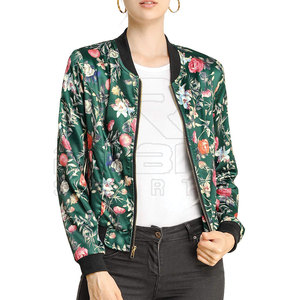 Best Quality Stylish Refined Wardrobe Women Printing Varsity <b>Jackets</b> Contemporary Apparel For Lifestyle For Online - Product Image 4