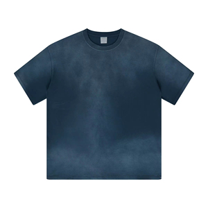 เสื้อยืดโอเวอร์ไซส์ทรงบ็อกซี่ ผ้าฝ้าย 100% ซักย้อมสีแบบแอซิดวอช หนัก 250 กรัม เสื้อยืดเปล่าสำหรับสกรีนลาย เหมาะสำหรับฤดูร้อน สำหรับผู้ชาย ขายส่ง - Product Image 6