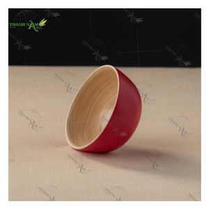 Bols en bambou naturel faits à la main, écologiques, jetables, personnalisables, légers, non toxiques, style classique, fabriqués au Vietnam, pour usage domestique et fêtes - Product Image 1