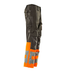 Pantalon de travail réfléchissant haute visibilité, léger et décontracté, avec plusieurs poches, pantalon de travail cargo réfléchissant pour adultes - Product Image 3