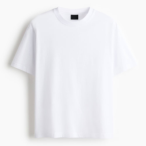 Custom <b>White</b> Colour Heavyweight 240GSM 100% Cotton Men Oversized T-Shirt Drop Shoulder Streetwear Blank <b>Tees</b> - Product Image 1