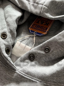 Unisex Quarter <b>Zip</b> Sweatshirt Regular Fit Solid Color Casual Knitted Cotton <b>Hoodie</b> Front <b>Pocket</b> Button Collar Winter Style - Product Image 6