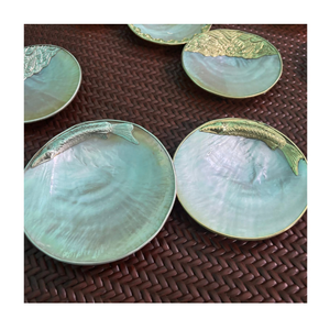 Assiette en nacre naturelle polie pour servir les fruits, décoration de table de mariage, salle à manger d'hôtel et collections de cadeaux personnalisés - Product Image 4