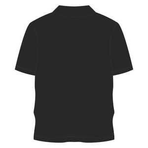 Camiseta polo negra de la hermandad Iota Phi Lambda con letras griegas, ropa informal para mujer, top de manga corta con cuello - Product Image 2