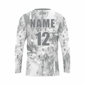 เสื้อยืดกีฬา OEM โรงงานปากีสถาน คุณภาพสูง พิมพ์ลายกราฟิกแบบซับลิเมชั่น ออกแบบเองได้ สำหรับสโมสรและทีม - Product Image 2