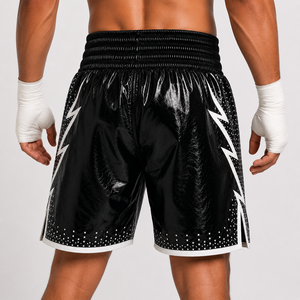 Shorts de combat MMA personnalisés OEM, imprimés, unisexes, séchage rapide, respirants, 100% polyester, SHH Industries, boxe, Muay Thai, 160g - Product Image 5