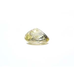 Loose 6.65 Carat Oval Cut Yellow Sapphire Gemstone for Fine Jewelry - Product Image 3
