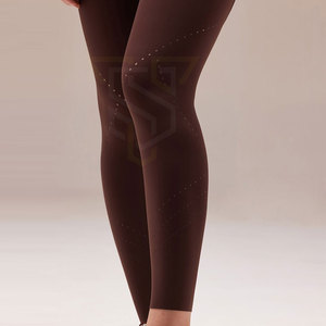 Mallas de Yoga de cintura alta con patrón sólido único para mujer, tallas XL XXL, transpirables, Spandex, cierre de cintura elástica, pantalones personalizados - Product Image 6