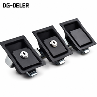 Serrure cylindrique DG-DELER MS866-4 - Acier inoxydable/alliage de zinc - Entraxe 10 mm - 2 clés pour boîte à outils et caravane